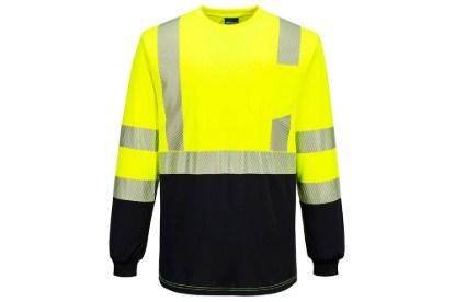 Picture of Portwest Hi-Vis Segmented Tape Long Sleeve T-Shirt