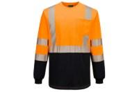 Portwest Hi-Vis Segmented Tape Long Sleeve T-Shirt Additional Angle