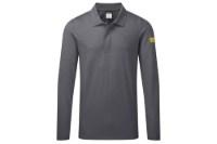 Portwest Long Sleeve Anti-Static ESD Polo Additional Angle