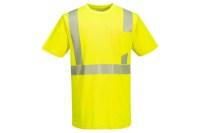 Portwest Hi-Vis Lightweight S/S T-Shirt Segmented Tape