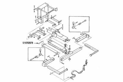 Picture of Miller Base End Wheel Lift Extend Cylinder Pin Century Formula II