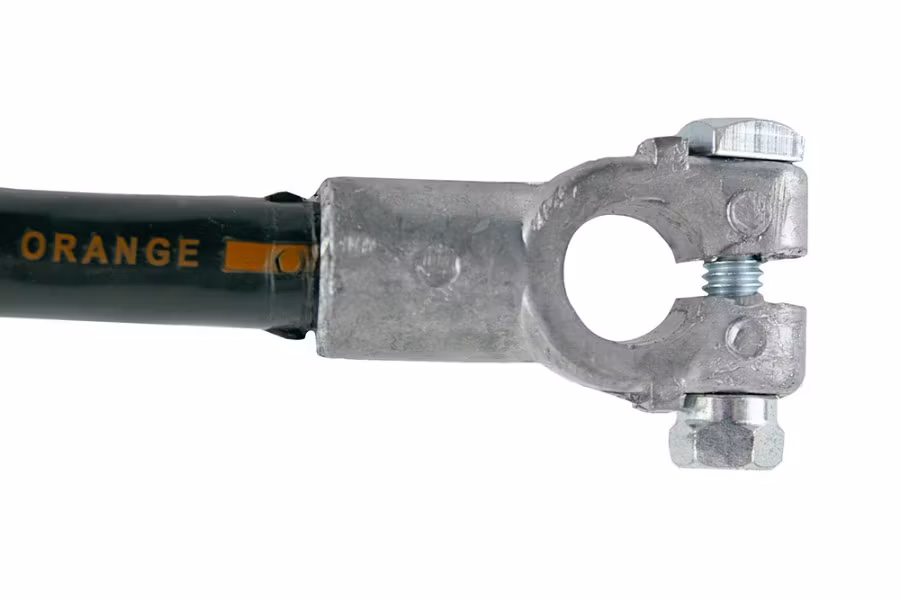 Picture of Quick Cable 2/0 Gauge Top Post Negative Heavy Duty Compression Connector Replacement Ends