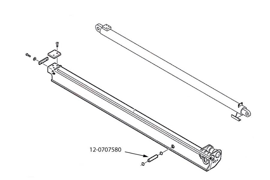 Picture of Miller Boom Extend Cylinder Rear Pin Century and Challenger HD Wreckers