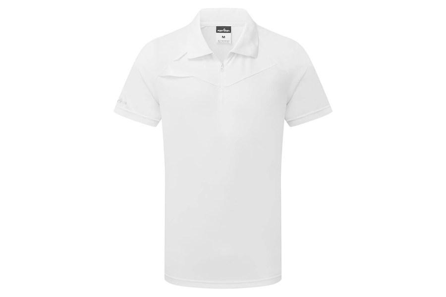 Portwest DX4 Polo Short Sleeve Shirt Perspective View