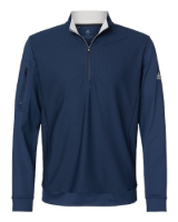Adidas Men's Textured Quarter-Zip Pullover Additional Angle