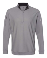 Adidas Men's Textured Quarter-Zip Pullover Alternate View