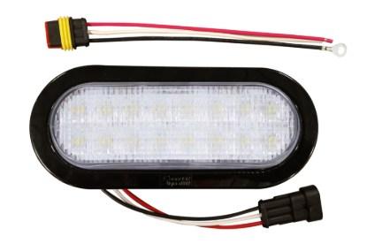 Picture of Sound Off Signal 6" L.E.D Oval Flashing Light, Green