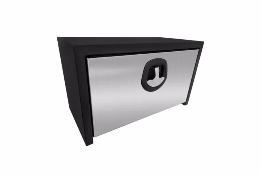 Picture of Phoenix Black Powder Coated Steel Body with SS Mirrored Door