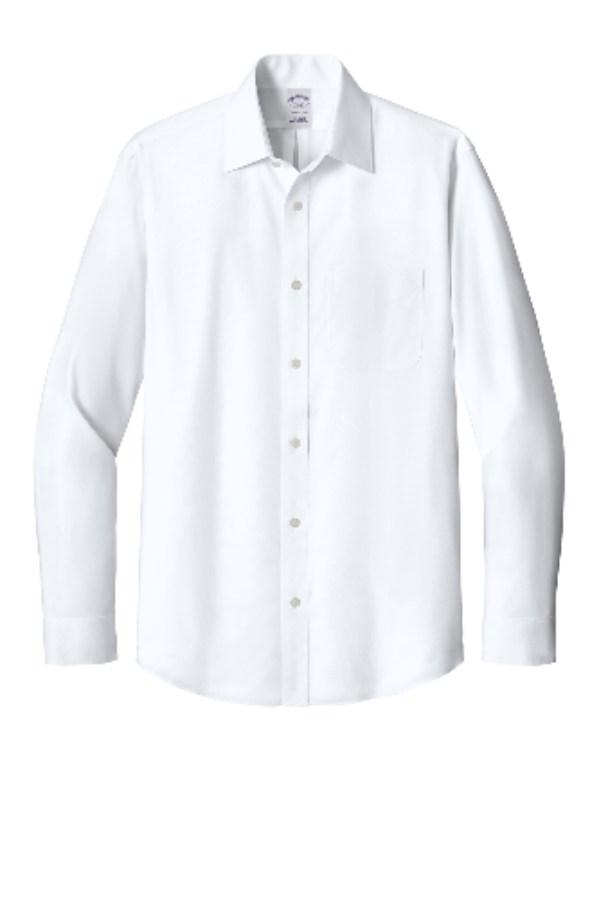 Brooks Brothers Wrinkle-Free Stretch Pinpoint Spread Collar Shirt Additional view