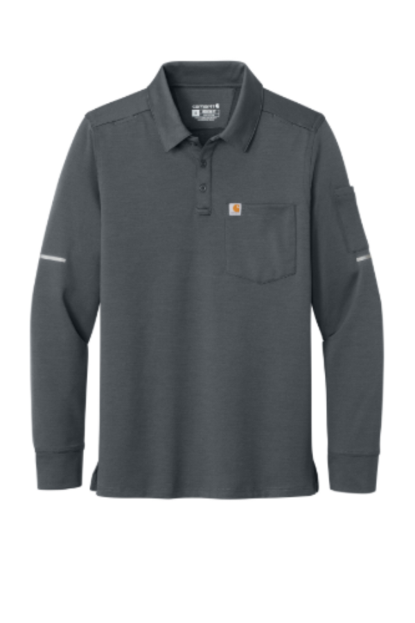 Carhartt FLD & RSCU Long Sleeve Polo Additional Angle