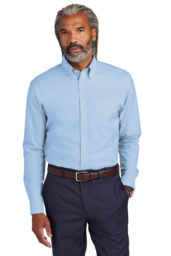 Brooks Brothers Tall Wrinkle-Free Stretch Pinpoint Shirt Additional view