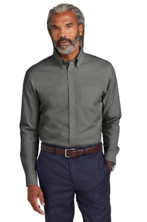 Brooks Brothers Tall Wrinkle-Free Stretch Pinpoint Shirt Alternate View