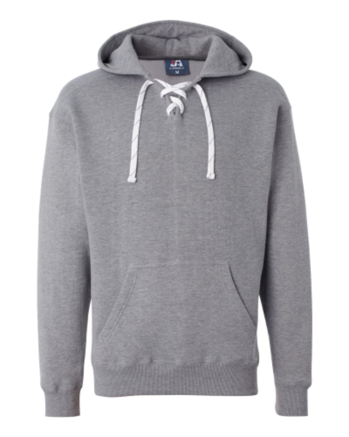 J. America Men's Sport Lace Hooded Sweatshirt Additional Angle