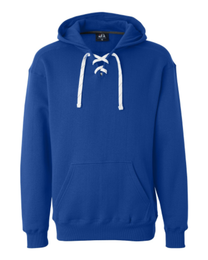 J. America Men's Sport Lace Hooded Sweatshirt Perspective View