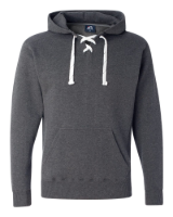 J. America Men's Sport Lace Hooded Sweatshirt Feature Close-up