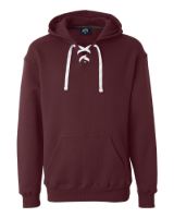 J. America Men's Sport Lace Hooded Sweatshirt Additional Angle