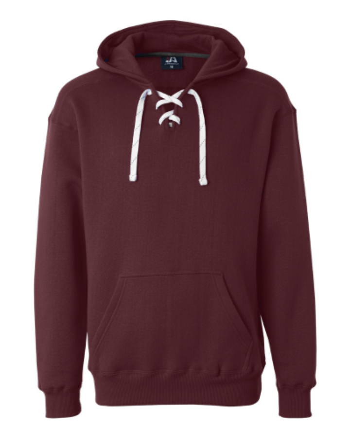 J. America Men's Sport Lace Hooded Sweatshirt Additional Angle