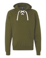 J. America Men's Sport Lace Hooded Sweatshirt Feature Close-up