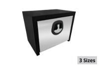 Picture of Phoenix Black Powder Coated Steel Body with SS Mirrored Door