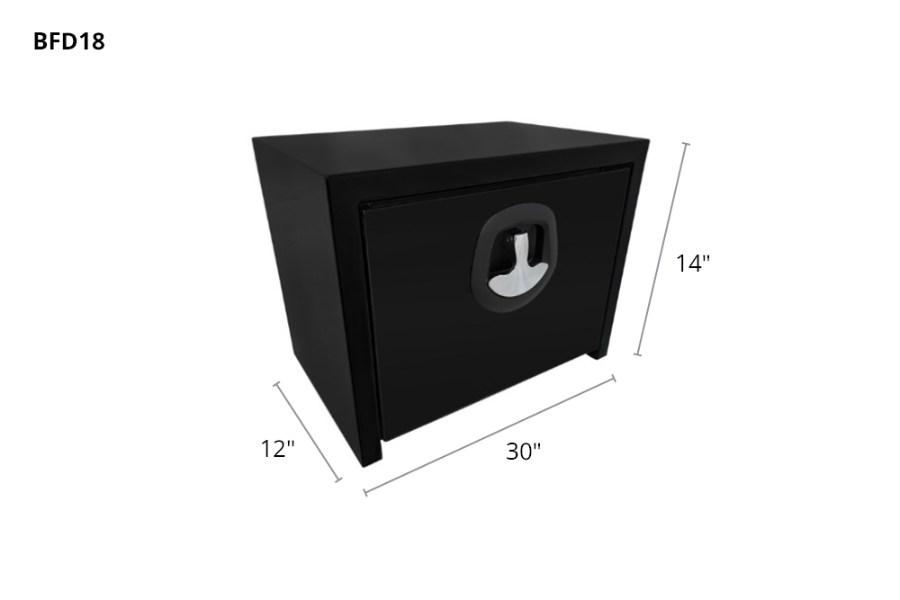 Picture of Phoenix Black Powder Coat Box and Door
