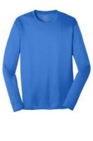 Port & Company Long Sleeve Performance T-Shirt Feature Close-up