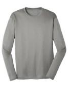Port & Company Long Sleeve Performance T-Shirt Feature Close-up