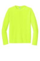 Port & Company Long Sleeve Performance T-Shirt Feature Close-up