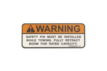 Picture of Tow Boom Configuration Decal