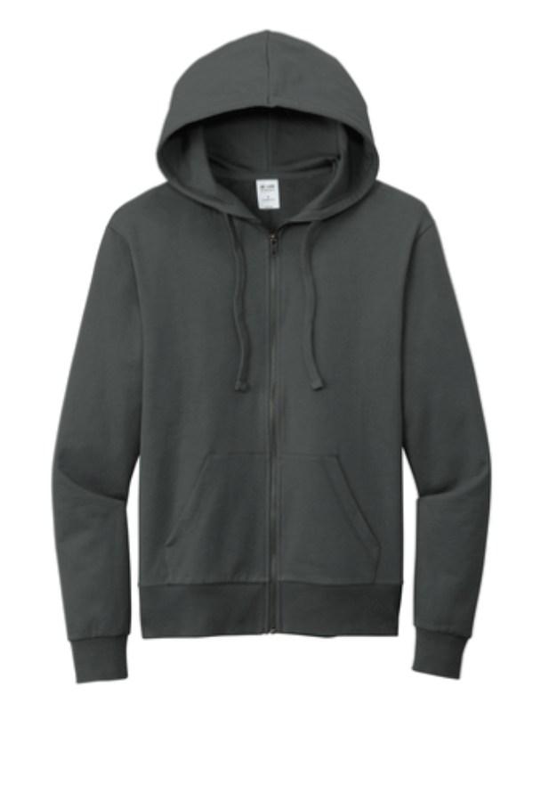 Allmade Unisex Organic French Terry Full-Zip Hoodie Alternate View