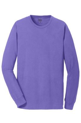 Picture of Port & Co Beach Wash Garment-Dyed Long Sleeve Tee