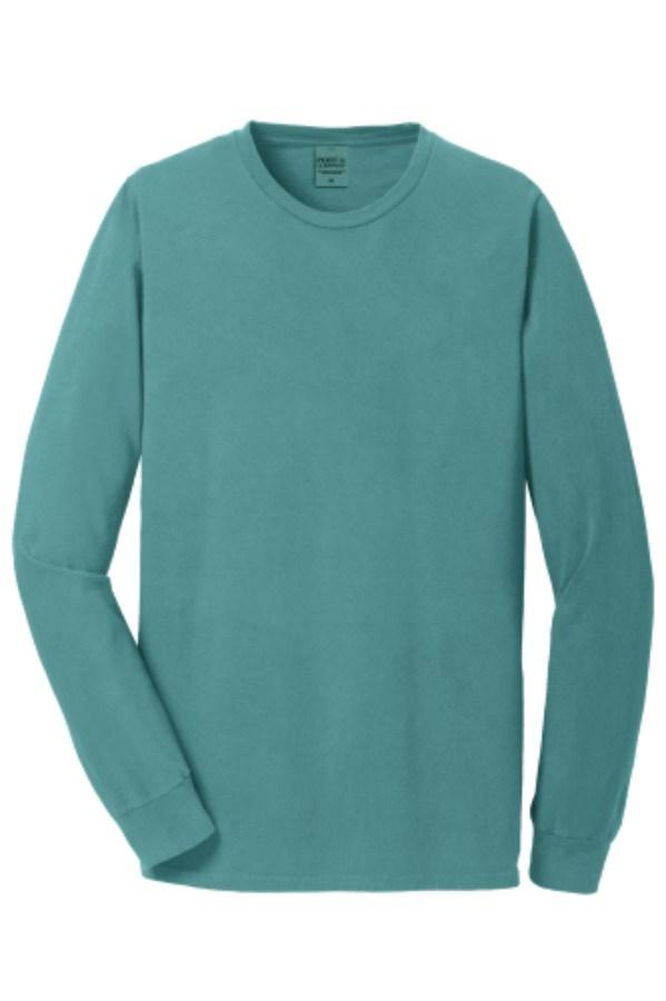 Port & Co Beach Wash Garment-Dyed Long Sleeve Tee Additional Angle