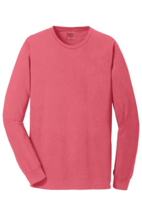 Port & Co Beach Wash Garment-Dyed Long Sleeve Tee Alternate View