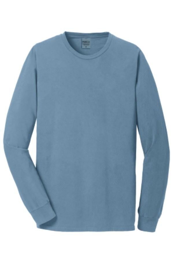 Port & Co Beach Wash Garment-Dyed Long Sleeve Tee Additional view