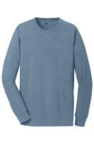 Port & Co Beach Wash Garment-Dyed Long Sleeve Tee Perspective View