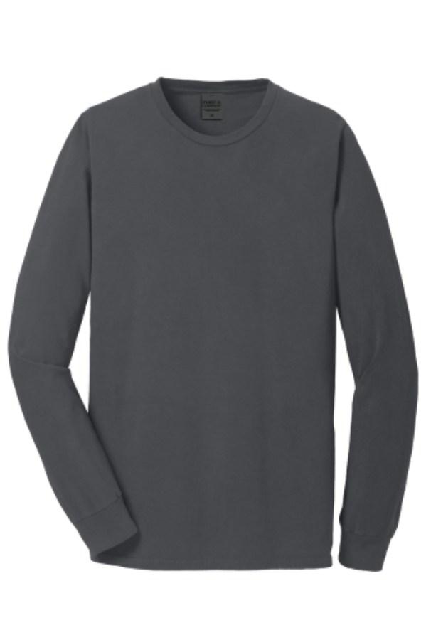 Port & Co Beach Wash Garment-Dyed Long Sleeve Tee Additional view