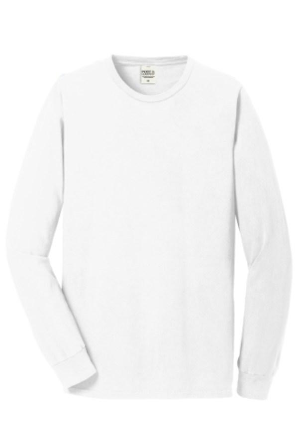 Port & Co Beach Wash Garment-Dyed Long Sleeve Tee Alternate View