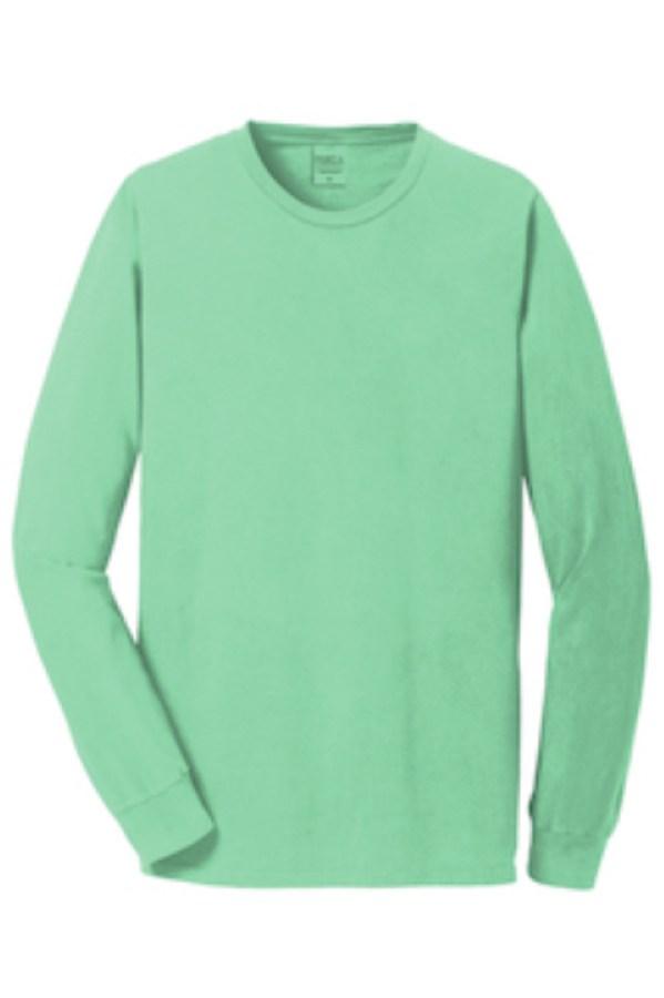 Picture of Port & Co Beach Wash Garment-Dyed Long Sleeve Tee