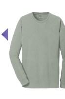 Port & Co Beach Wash Garment-Dyed Long Sleeve Tee Perspective View