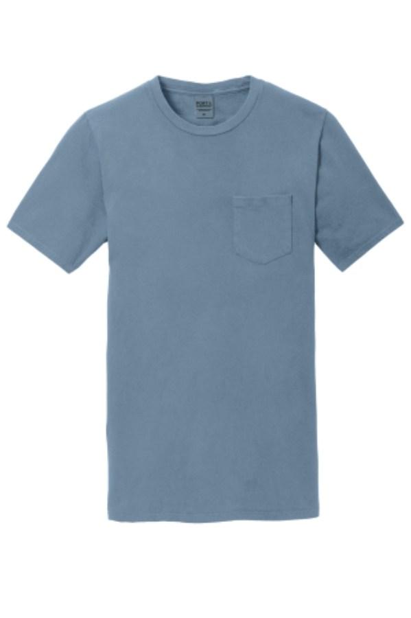 Port & Co Beach Wash Garment-Dyed Pocket Tee Additional view