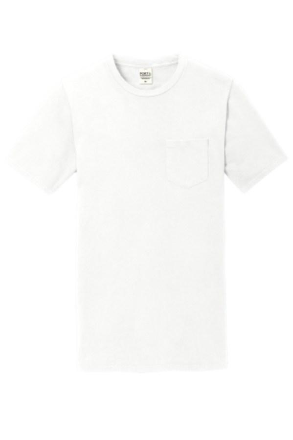 Port & Co Beach Wash Garment-Dyed Pocket Tee Alternate View