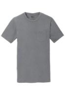 Port & Co Beach Wash Garment-Dyed Pocket Tee Perspective View