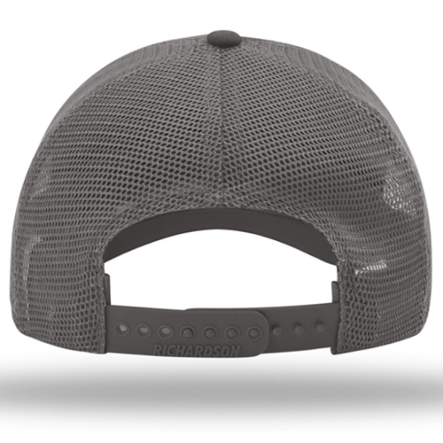 Richardson Garment-Washed Trucker Cap Feature Close-up