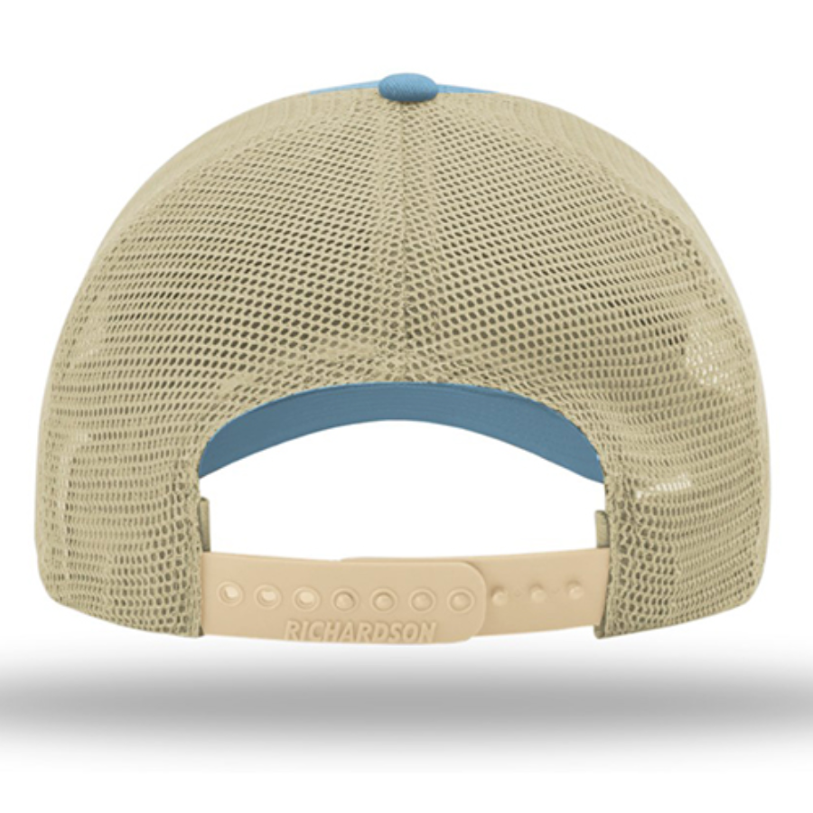 Richardson Garment-Washed Trucker Cap Perspective View