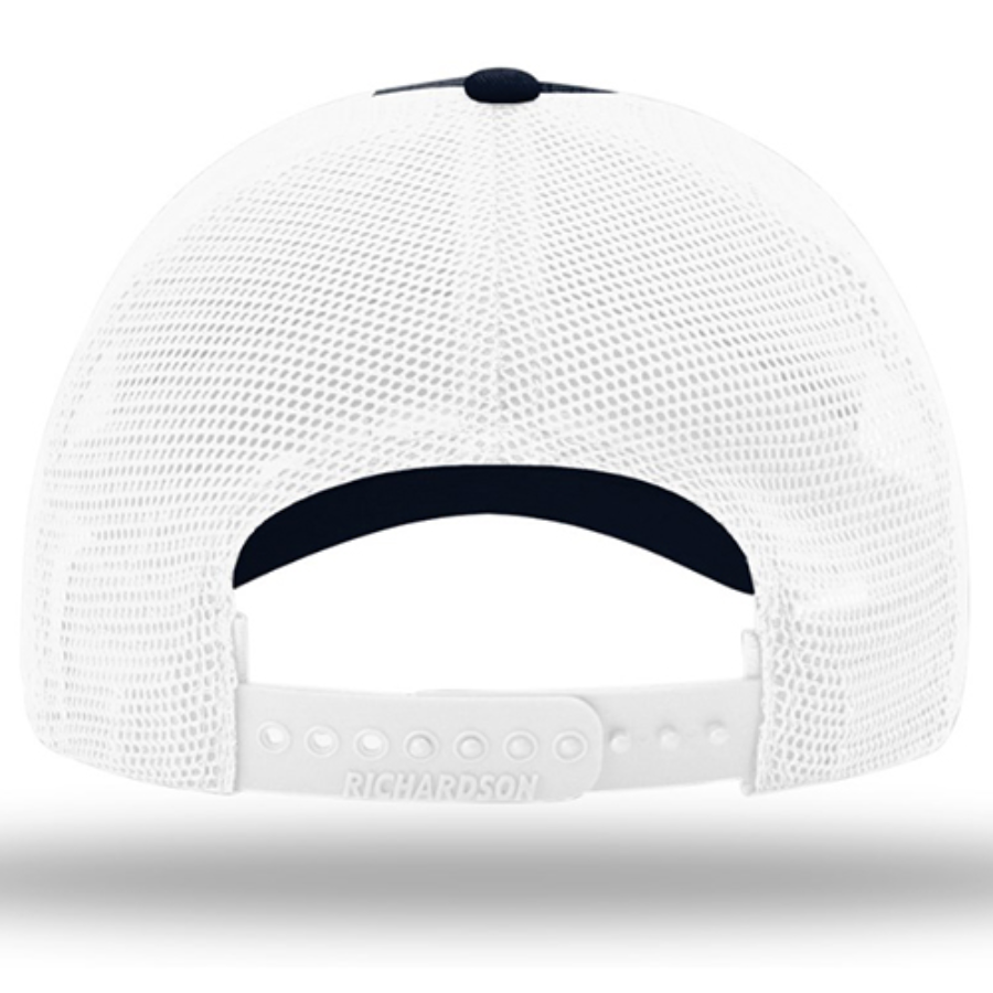 Richardson Garment-Washed Trucker Cap Feature Close-up