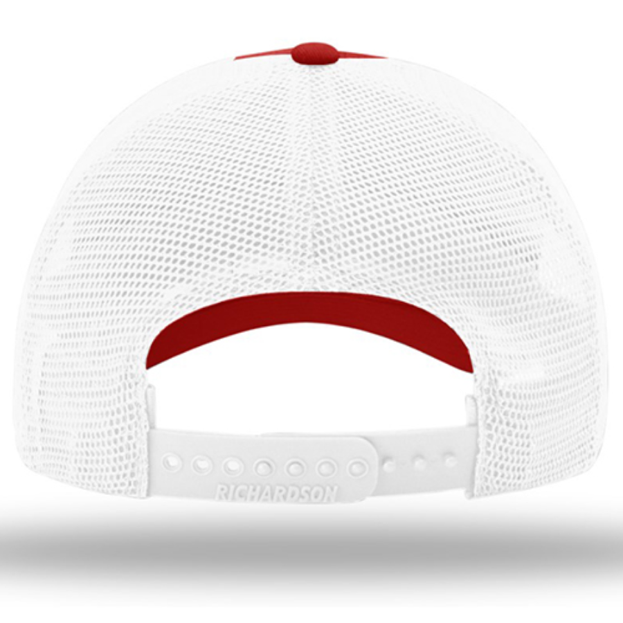 Richardson Garment-Washed Trucker Cap Close Up Detail
