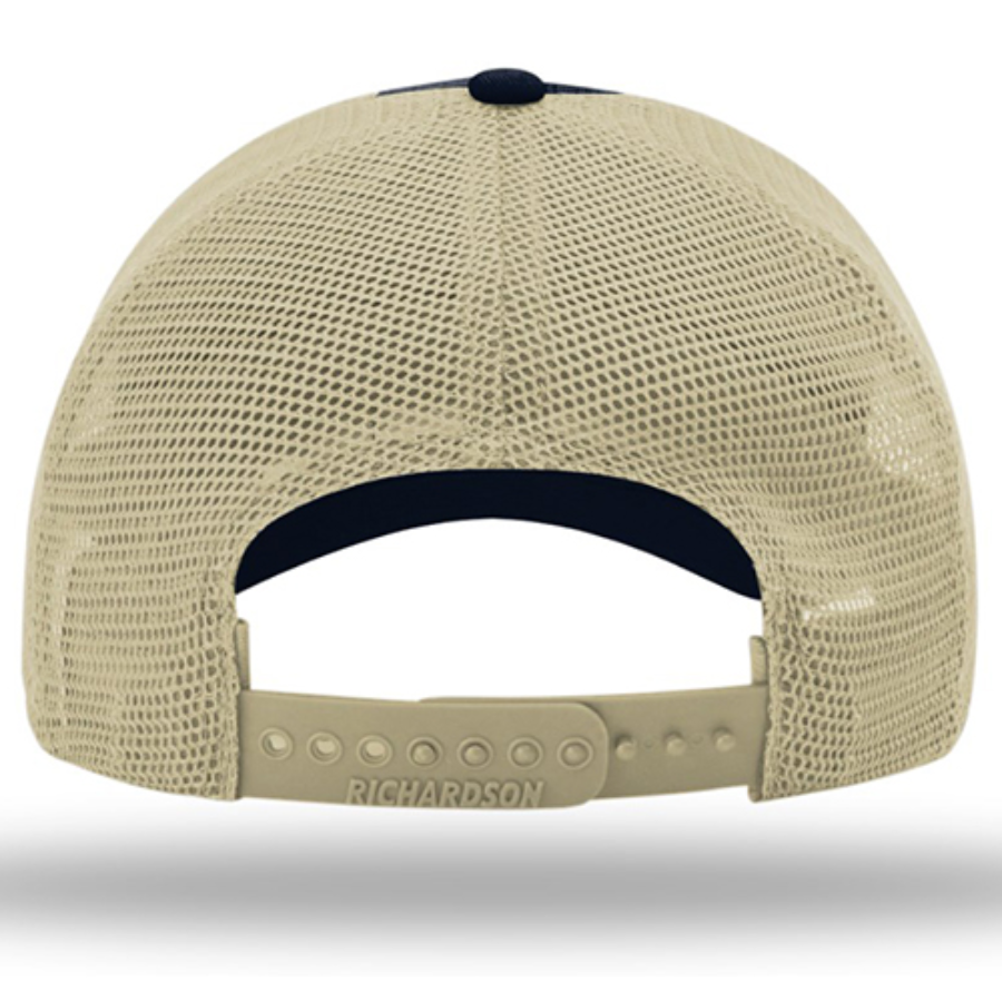 Richardson Garment-Washed Trucker Cap Perspective View