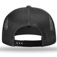 Richardson Acrylic-Wool Blend Flat Bill Trucker Cap Alternate View