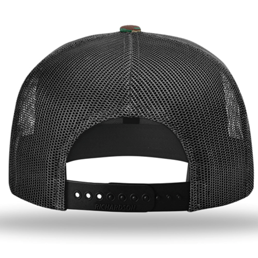 Richardson Acrylic-Wool Blend Flat Bill Trucker Cap Alternate View
