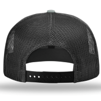 Richardson Acrylic-Wool Blend Flat Bill Trucker Cap Perspective View