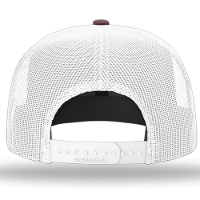 Richardson Acrylic-Wool Blend Flat Bill Trucker Cap Additional Angle